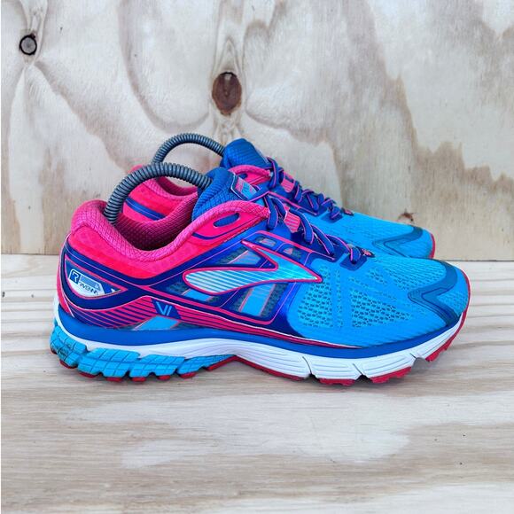 Brooks - Ravenna 6 - Running Shoes - Blue/Pink - Women's - 9.5(B) - 1201821B497 - Picture 1 of 9